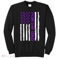 Alzheimer's Awareness For My Dad Support Flag Sweatshirt thumb 0