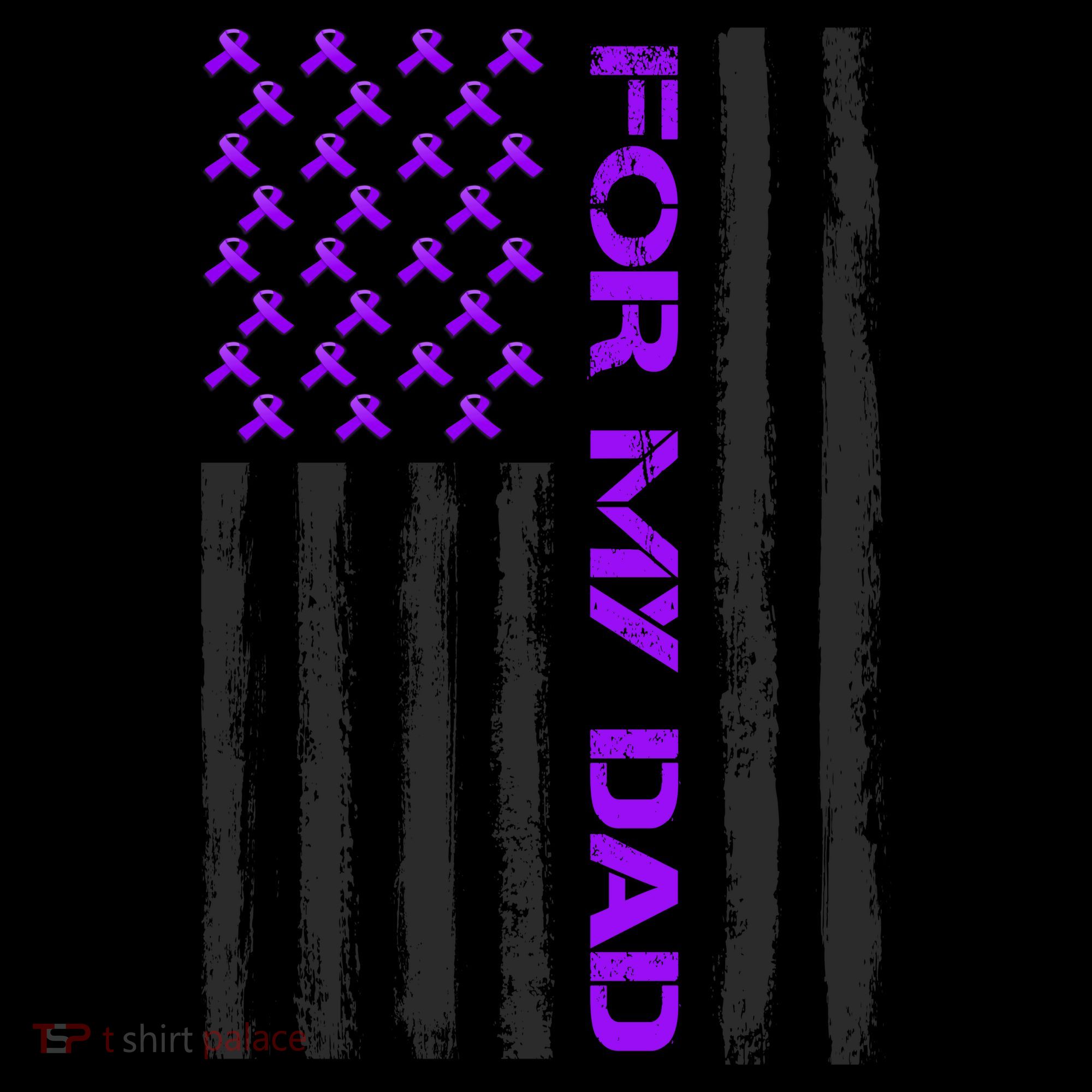 Alzheimer's Awareness For My Dad Support Flag Coffee Mug
