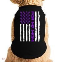 Alzheimer's Awareness For My Mom Support Flag Doggie Tank thumb 0