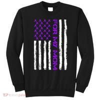Alzheimer's Awareness For My Mom Support Flag Sweatshirt thumb 0