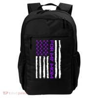 Alzheimer's Awareness For My Mom Support Flag Backpack thumb 0