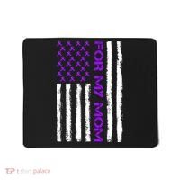 Alzheimer's Awareness For My Mom Support Flag Mousepad thumb 0