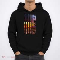 Arizona American Flag Landscape Cactus Patriotic Gift Hoodie thumb 0