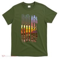 Arizona American Flag Landscape Cactus Patriotic Gift T-Shirt thumb 0