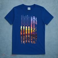 Arizona American Flag Pride Landscape Cactus Patriotic Gift Great Gift T-Shirt thumb 5