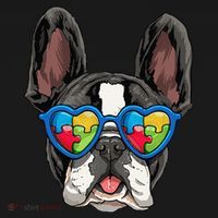 Autism Awareness French Bulldog Dog Puzzle Women's Tank Top thumb 5