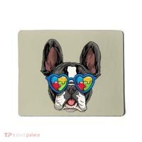 Autism Awareness French Bulldog Dog Puzzle Mousepad thumb 0