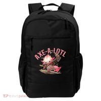 Axolotl Axt-A-Lotl Funny Viking Axe Throwing Lumberjack Backpack thumb 0