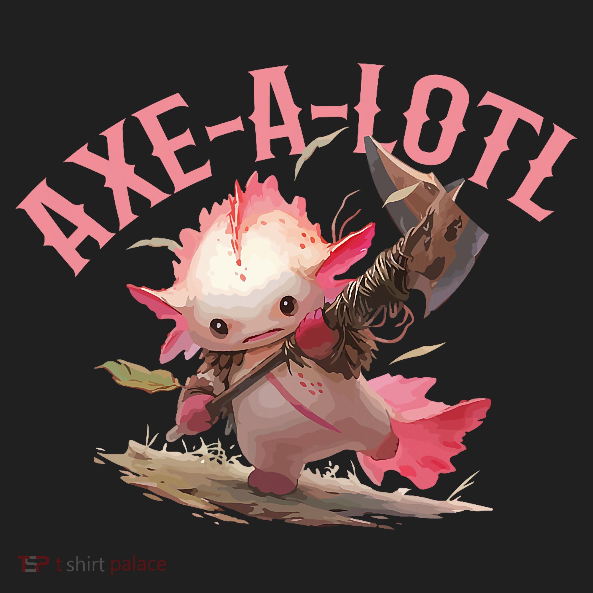 Axolotl Axt-A-Lotl Funny Viking Axe Throwing Lumberjack Beanie