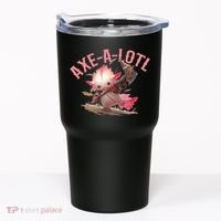 Axolotl Axt-A-Lotl Funny Viking Axe Throwing Lumberjack Tumbler thumb 0