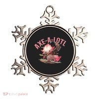 Axolotl Axt-A-Lotl Funny Viking Axe Throwing Lumberjack Ornament thumb 0