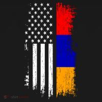 Armenian American Flag T Pride Armenia Usa Tees Ornament thumb 1