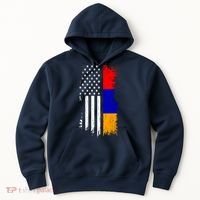 Armenian American Flag T Pride Armenia Usa Tees Hoodie thumb 0