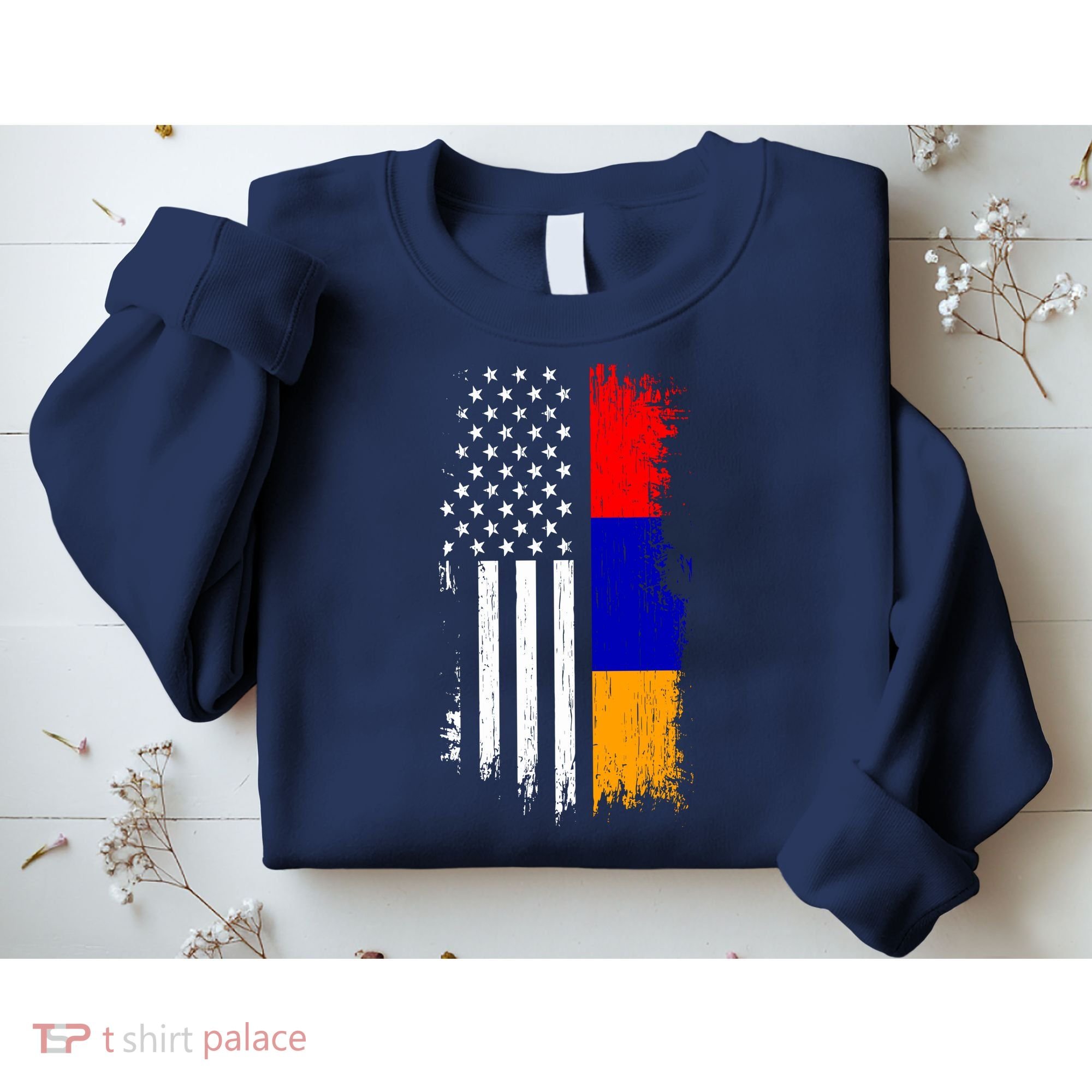 Armenian American Flag T Pride Armenia Usa Tees Sweatshirt