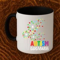 Autism Awareness Flower Autism Flower Coffee Mug thumb 2