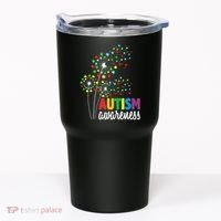 Autism Awareness Flower Autism Flower Tumbler thumb 0