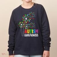 Autism Awareness Flower Autism Flower Women's Sweatshirt thumb 0
