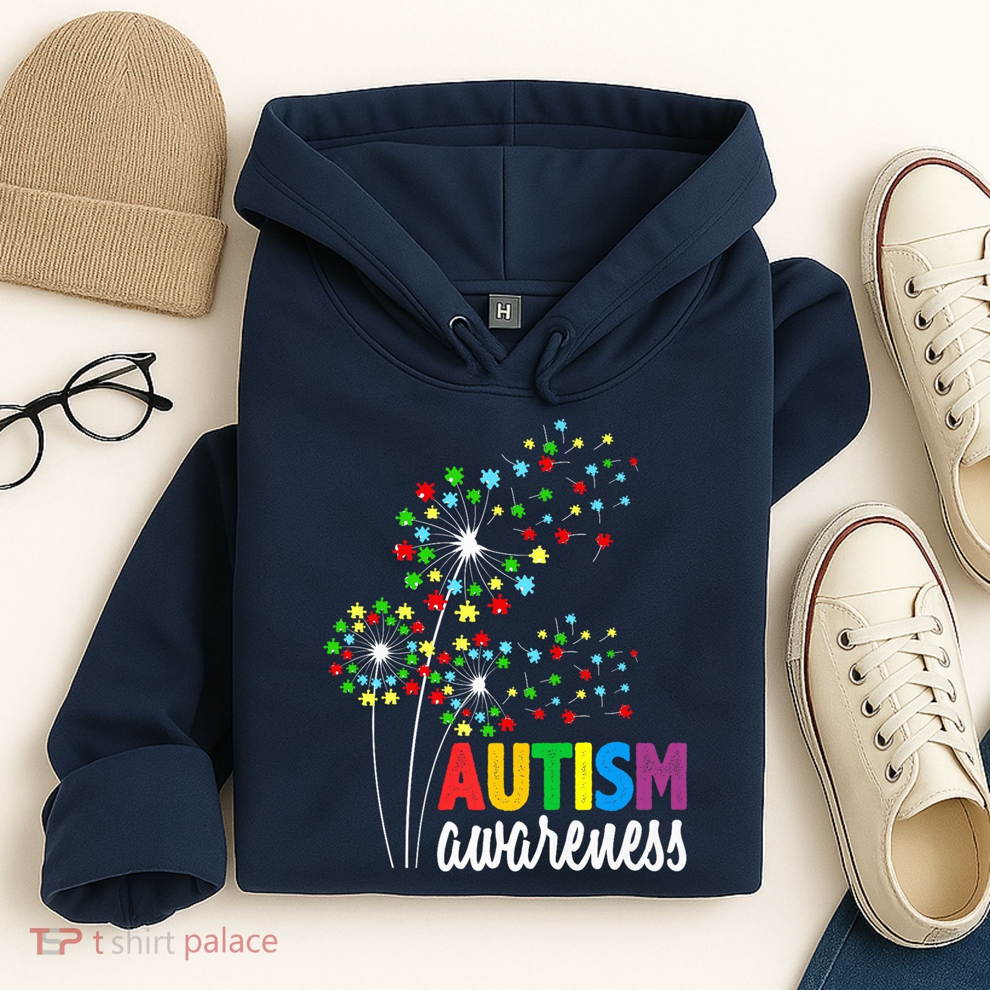 Autism Awareness Flower Autism Flower Hoodie