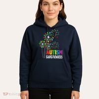 Autism Awareness Flower Autism Flower Hoodie thumb 5
