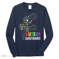 Autism Awareness Flower Autism Flower Long Sleeve Shirt thumb 0