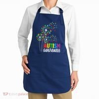 Autism Awareness Flower Autism Flower Apron thumb 2