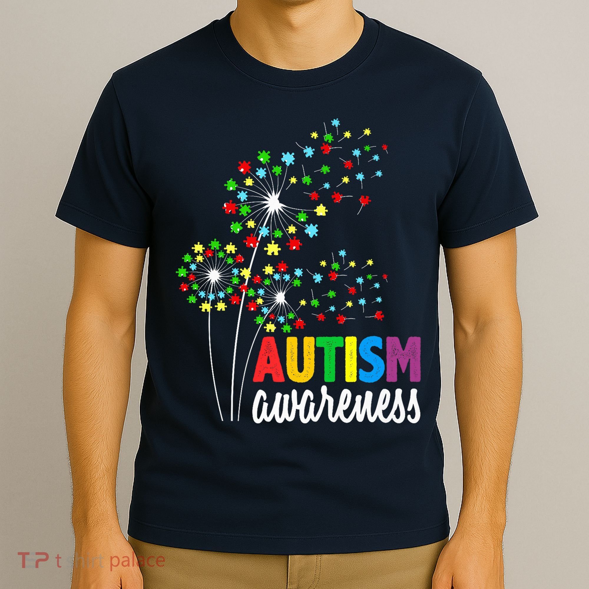 Autism Awareness Flower Autism Flower T-Shirt
