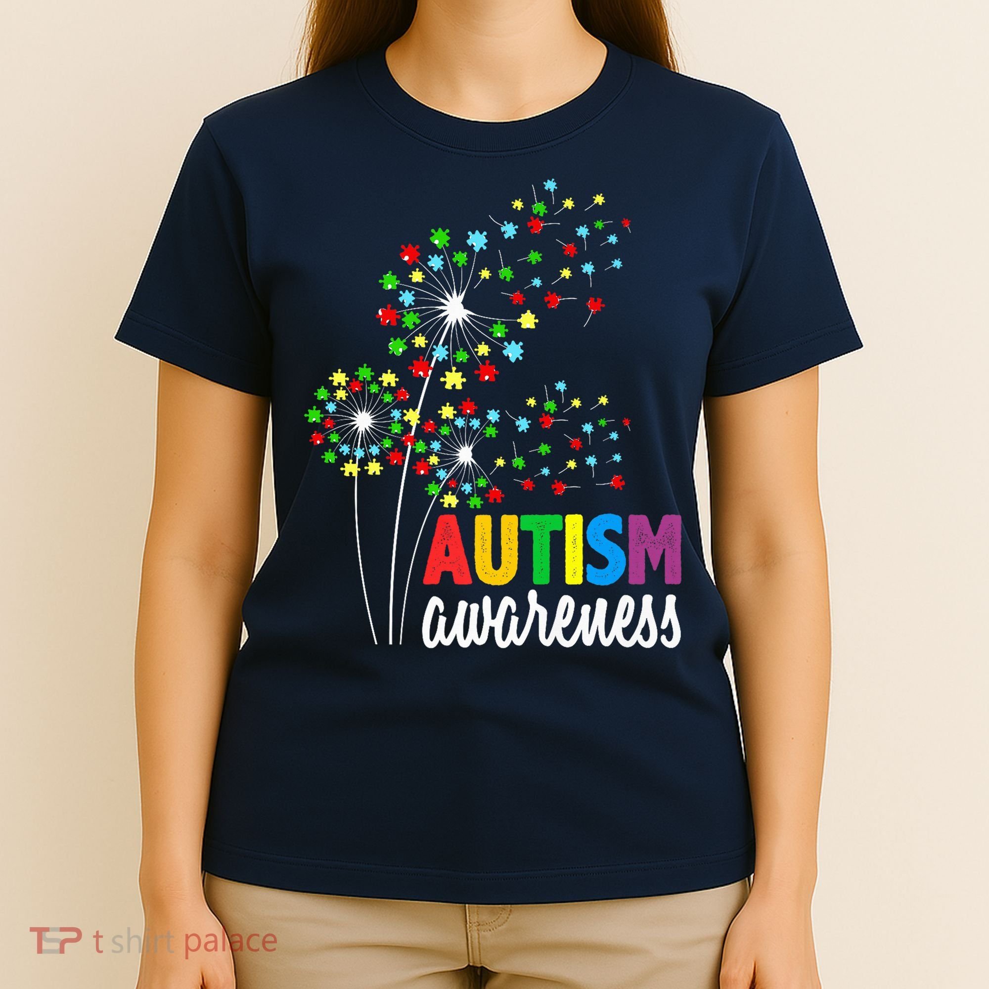 Autism Awareness Flower Autism Flower T-Shirt