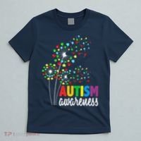Autism Awareness Flower Autism Flower T-Shirt thumb 5