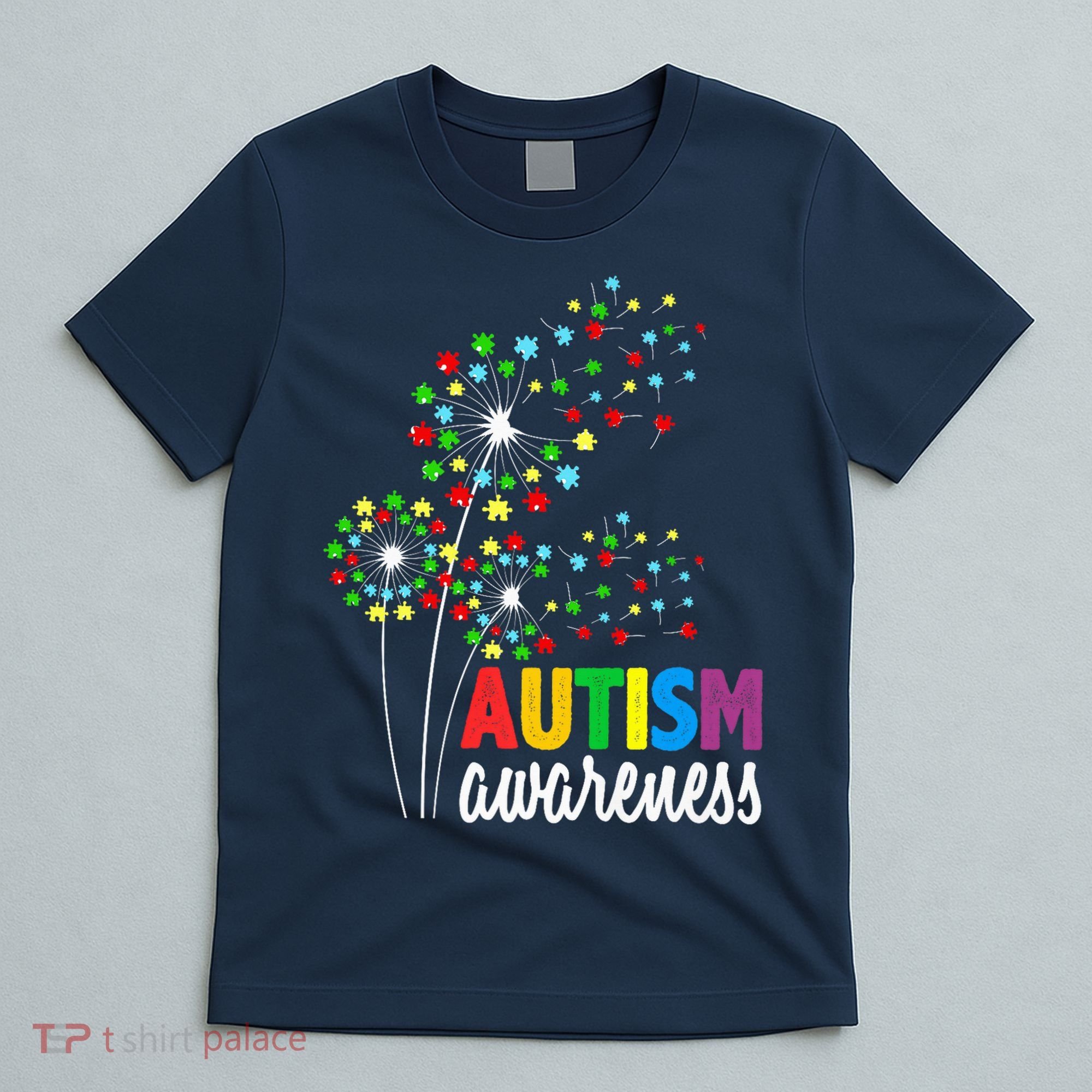 Autism Awareness Flower Autism Flower T-Shirt