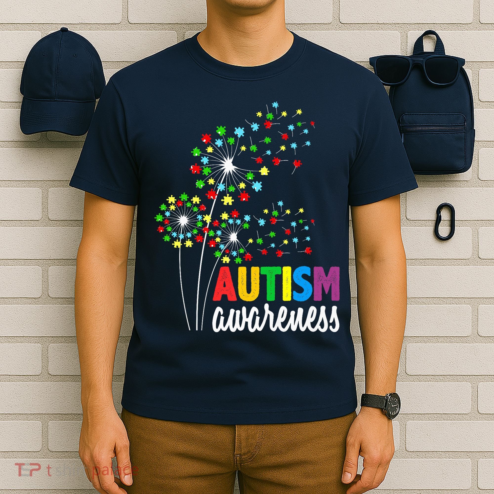 Autism Awareness Flower Autism Flower T-Shirt