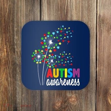 Autism Awareness Flower Autism Flower Coaster