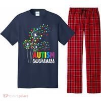 Autism Awareness Flower Autism Flower Pajama Set thumb 0