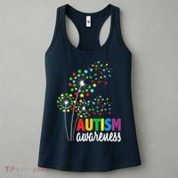 Autism Awareness Flower Autism Flower Women's Tank Top thumb 3