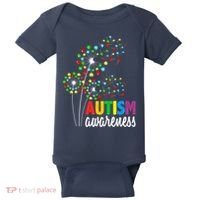 Autism Awareness Flower Autism Flower Baby Bodysuit thumb 0