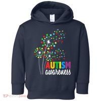 Autism Awareness Flower Autism Flower Toddler Hoodie thumb 0