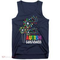 Autism Awareness Flower Autism Flower Tank Top thumb 0