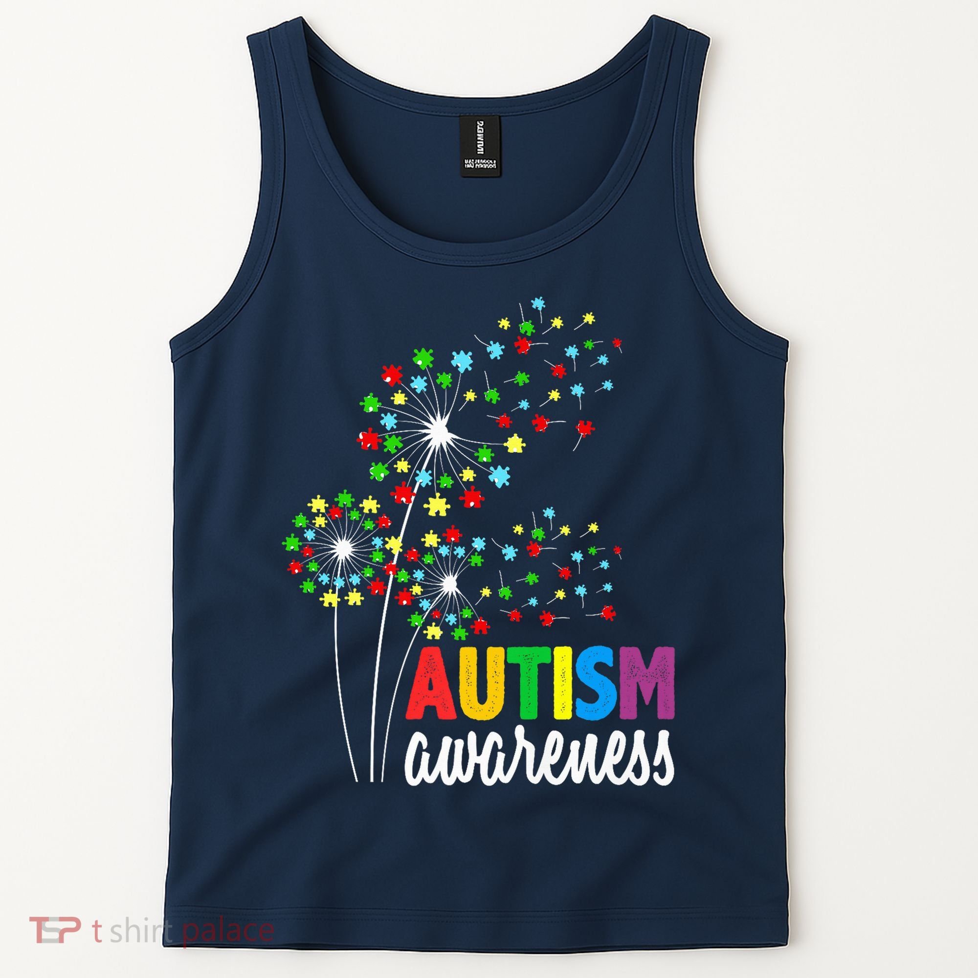 Autism Awareness Flower Autism Flower Tank Top