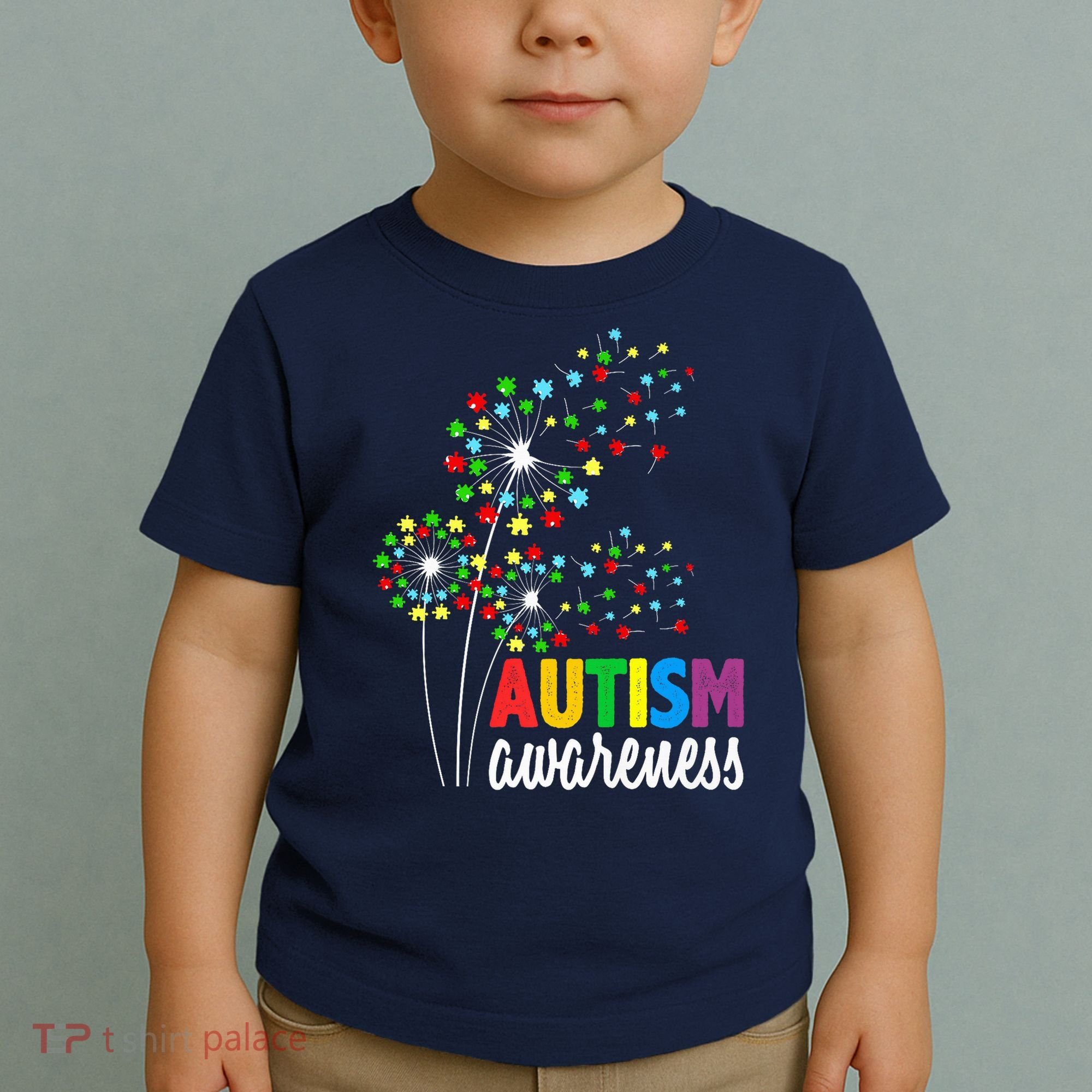 Autism Awareness Flower Autism Flower Toddler T-Shirt
