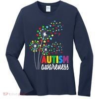 Autism Awareness Flower Autism Flower Women's Long Sleeve Shirt thumb 0