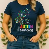 Autism Awareness Flower Autism Flower Women's T-Shirt thumb 2