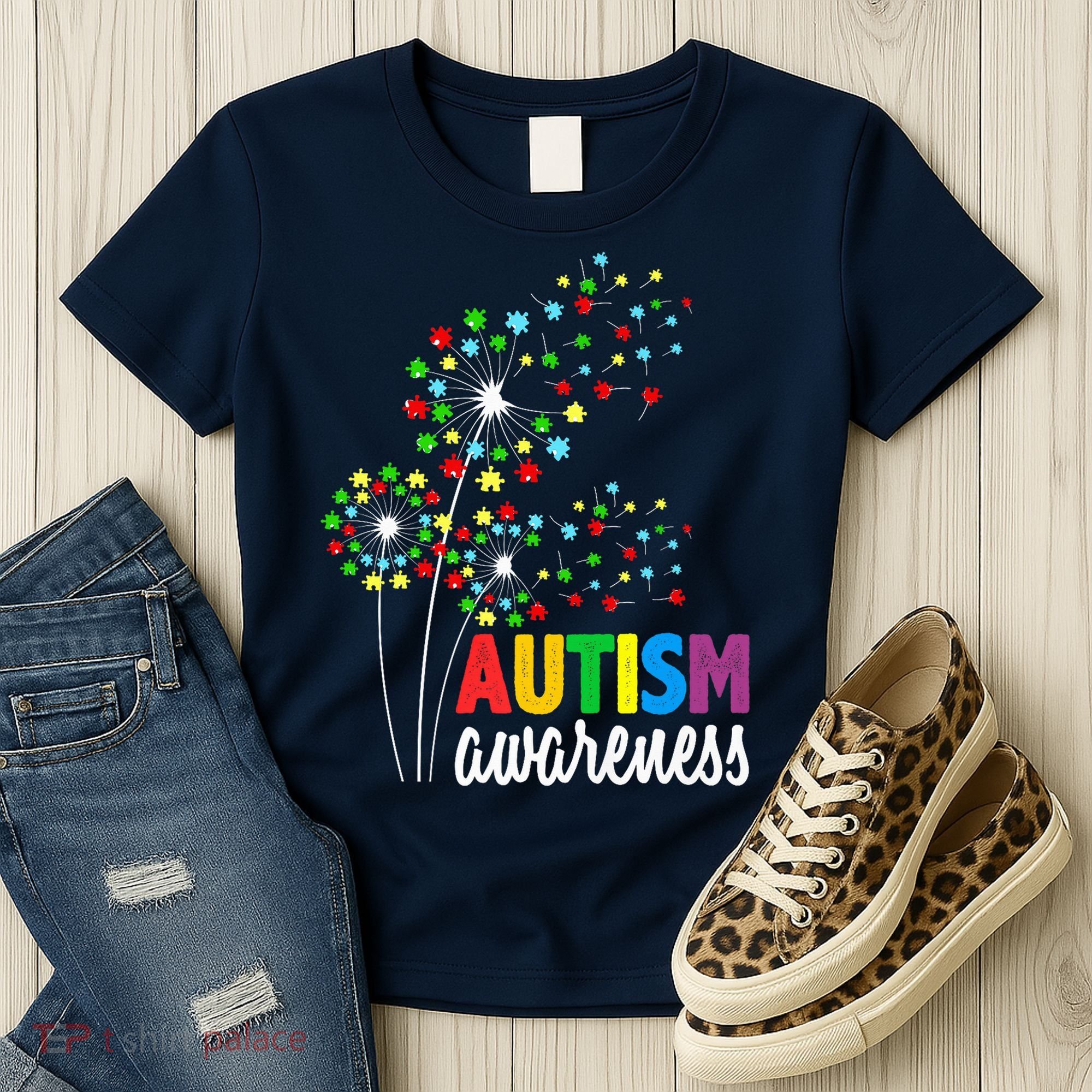 Autism Awareness Flower Autism Flower Women's T-Shirt