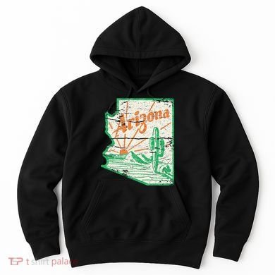 AZ Arizona Grand Canyon Cactus State Outdoors Activity Tee Hoodie