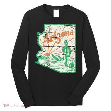 AZ Arizona Grand Canyon Cactus State Outdoors Activity Tee Long Sleeve Shirt