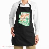 AZ Arizona Grand Canyon Cactus State Outdoors Activity Tee Apron thumb 2