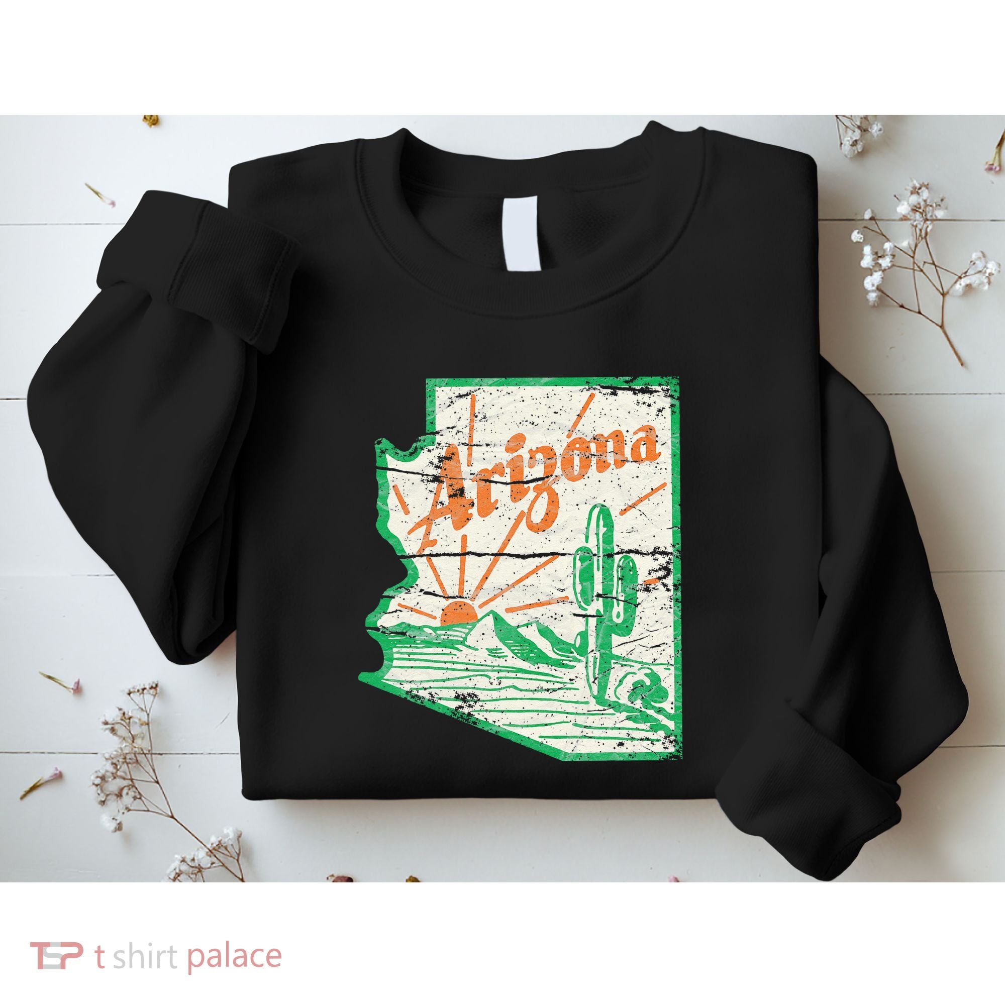 AZ Arizona Grand Canyon Cactus State Outdoors Activity Tee Sweatshirt