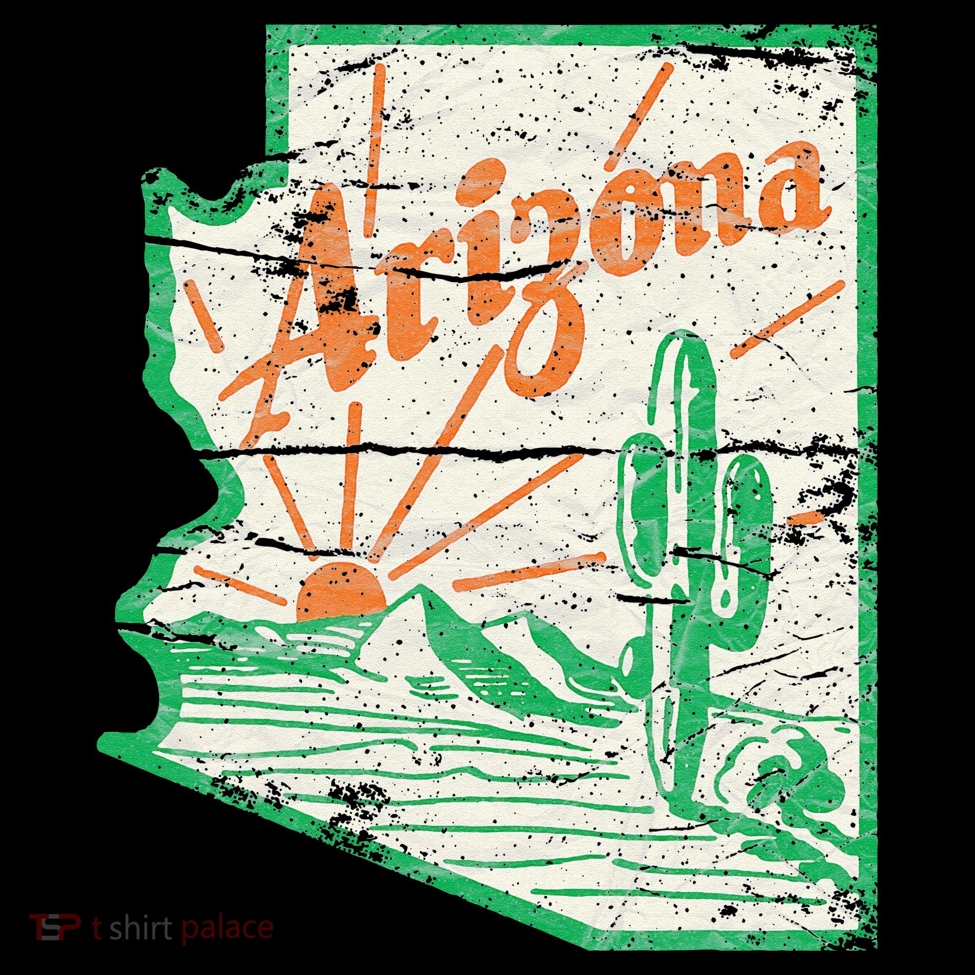 AZ Arizona Grand Canyon Cactus State Outdoors Activity Tee Sweatshirt