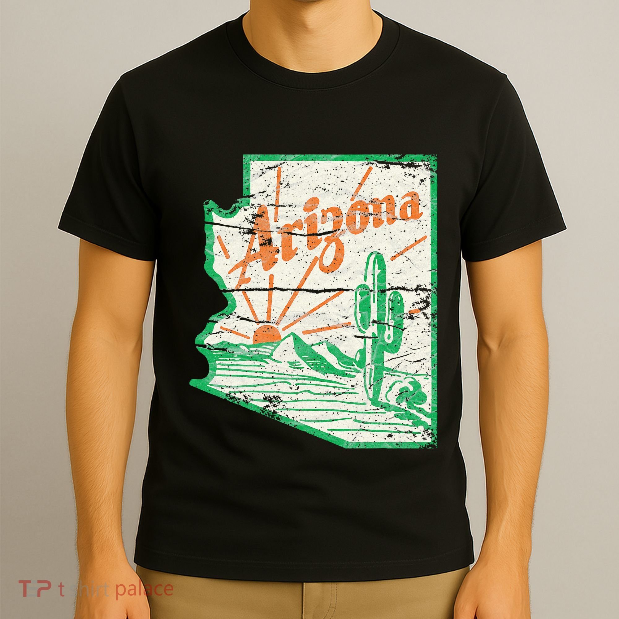 AZ Arizona Grand Canyon Cactus State Outdoors Activity Tee T-Shirt