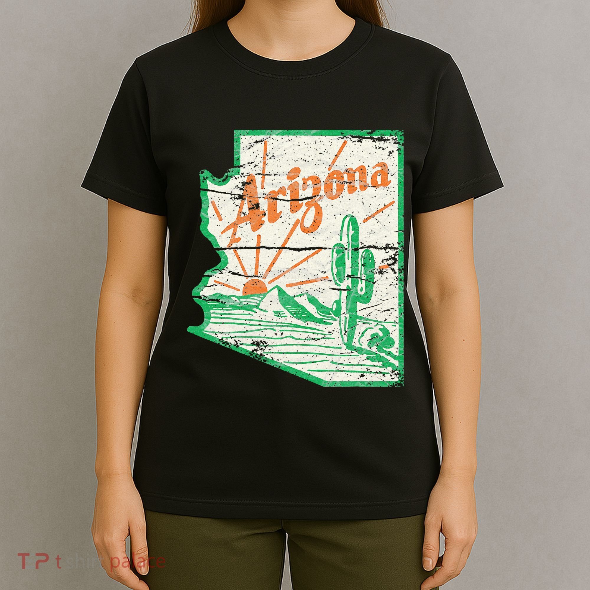 AZ Arizona Grand Canyon Cactus State Outdoors Activity Tee T-Shirt
