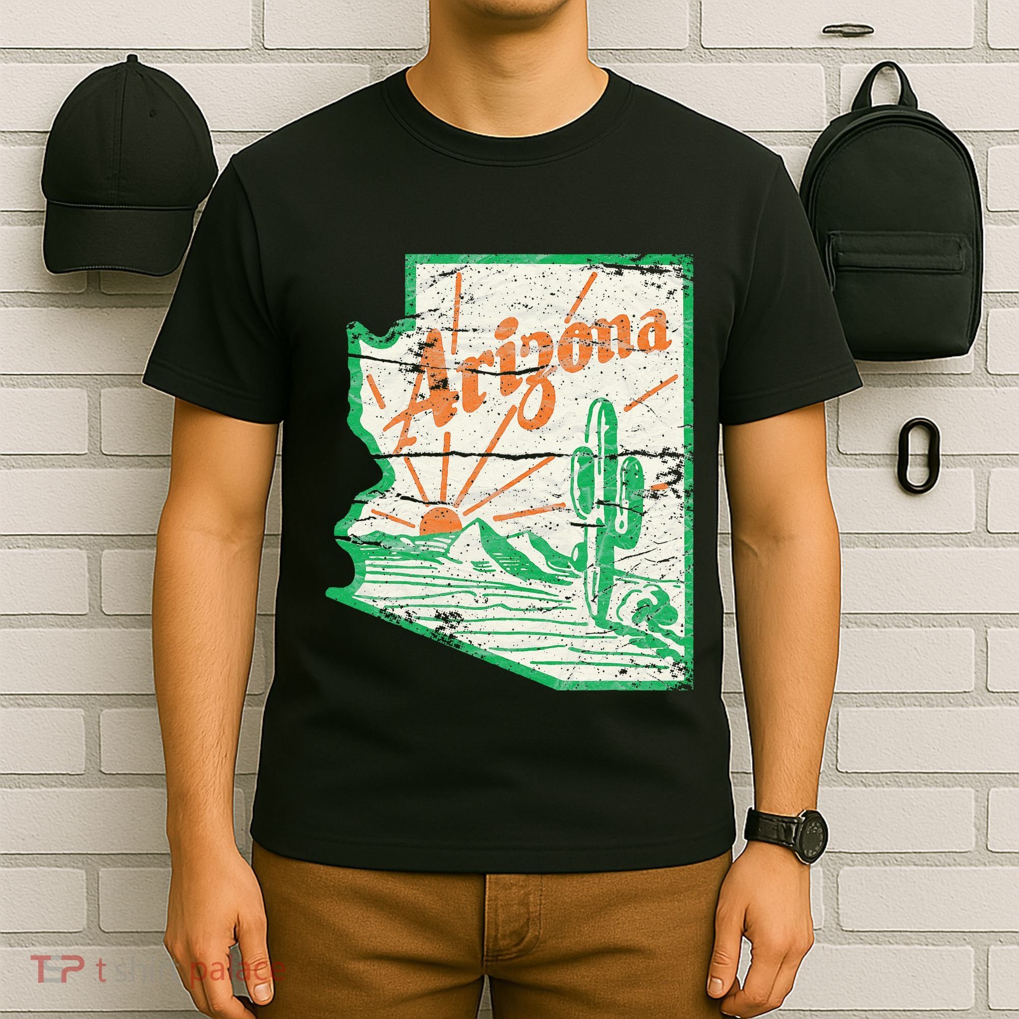 AZ Arizona Grand Canyon Cactus State Outdoors Activity Tee T-Shirt