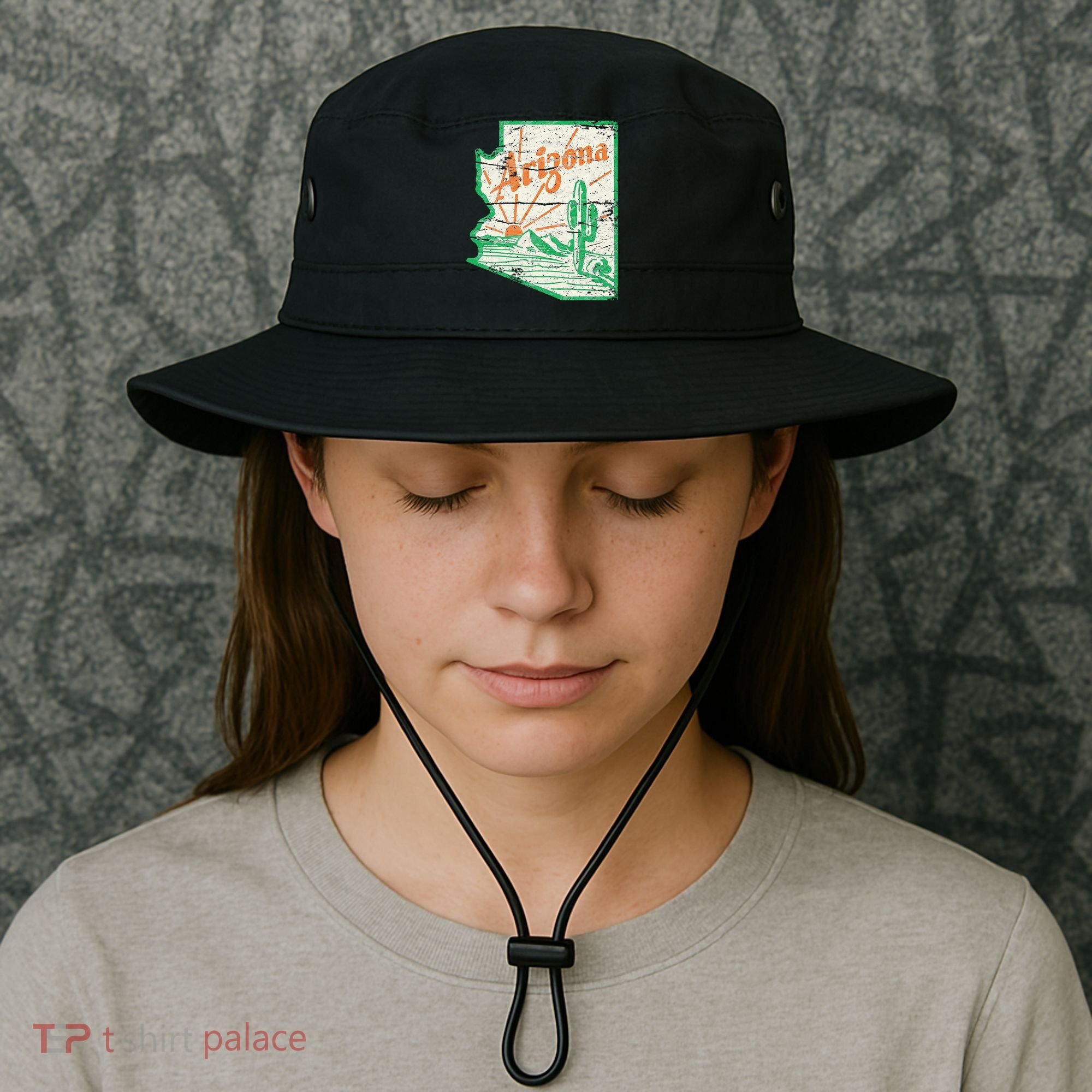 AZ Arizona Grand Canyon Cactus State Outdoors Activity Tee Bucket Hat